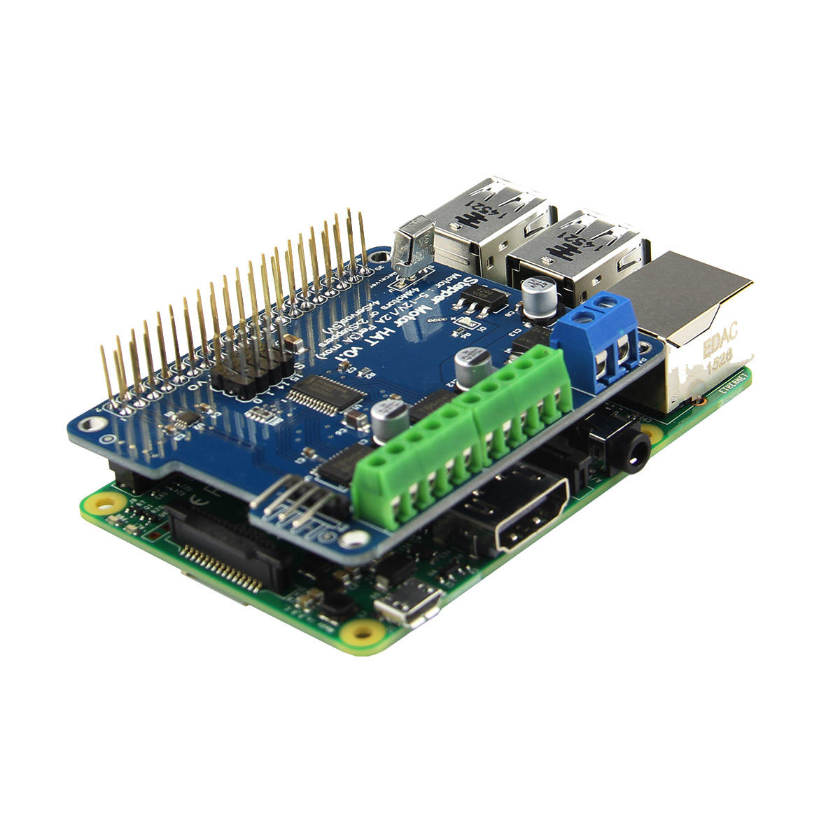 Full Function Robot Expansion Board Support Stepper Motor Servo For Raspberry Pi 3B /2B / B+ - Image 2