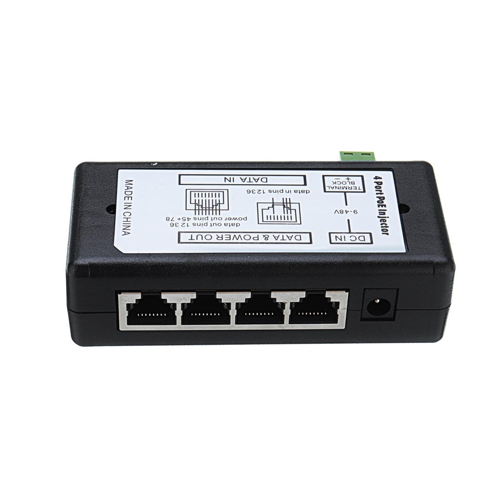 5pcs 4Ports POE Injector POE Splitter for CCTV Network POE Camera Power Over Ethernet IEEE802.3af - Image 2