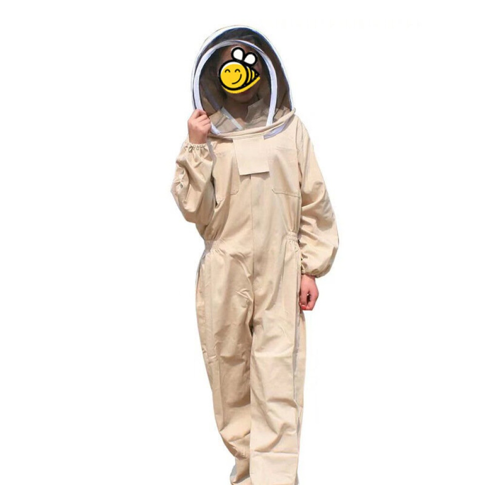 Beekeeping Tools Anti-bee Suit Bee Protection Export Full Body Jumpsuit full Space Suit Gloves Bees and Beekeeping Suit Jacket - L - Image 2