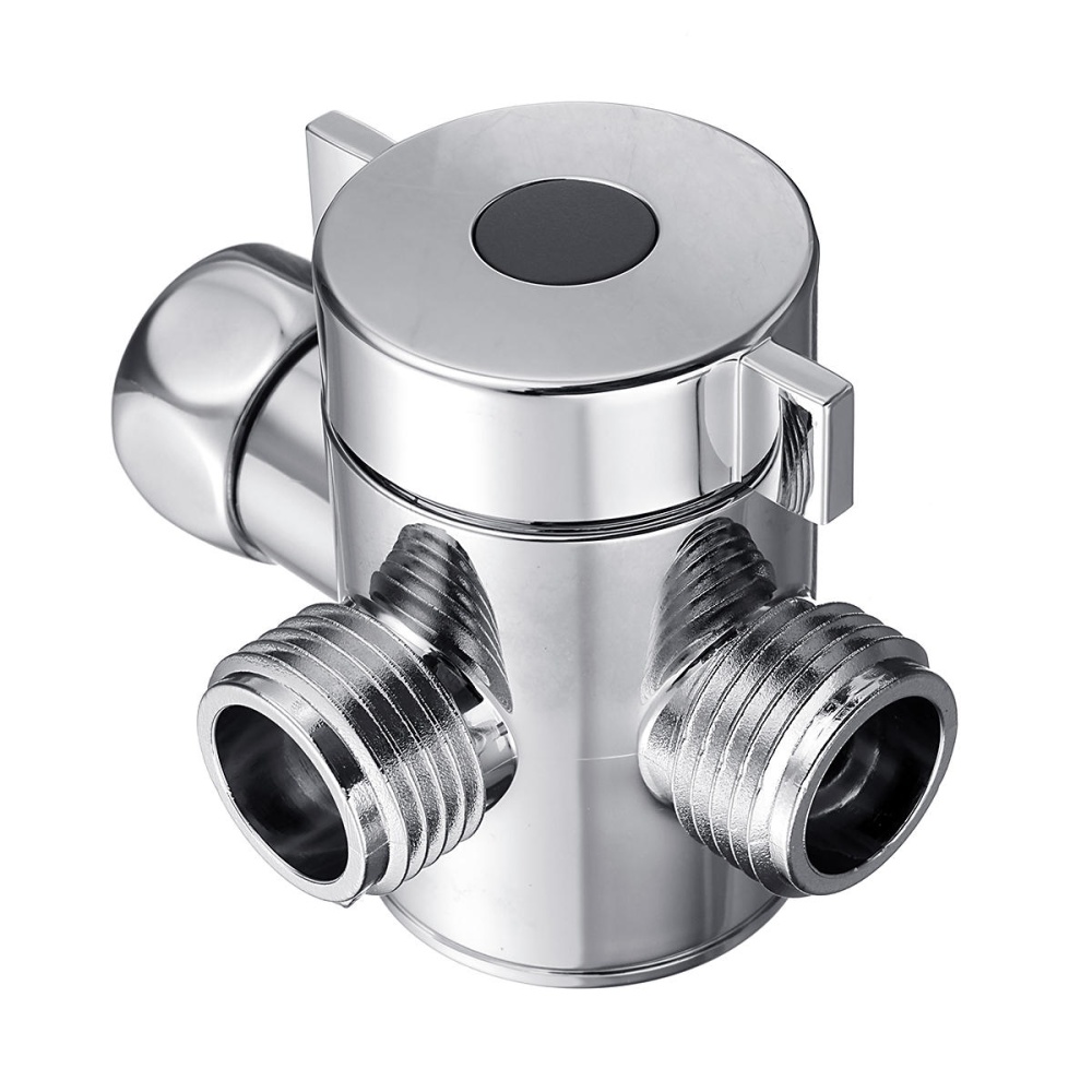 Multifunction 3 Way Shower Head Diverter Valve G1/2" Three Function Switch Adapter Valve - Image 2