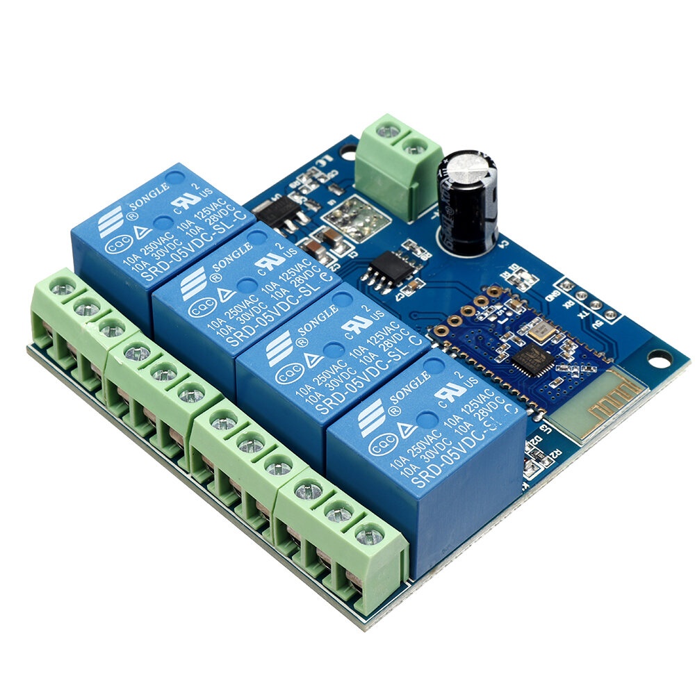 5V 4CH Bluetooth Relay Module Internet of Things Smart Home Mobile APP Remote Control Switch - Image 2