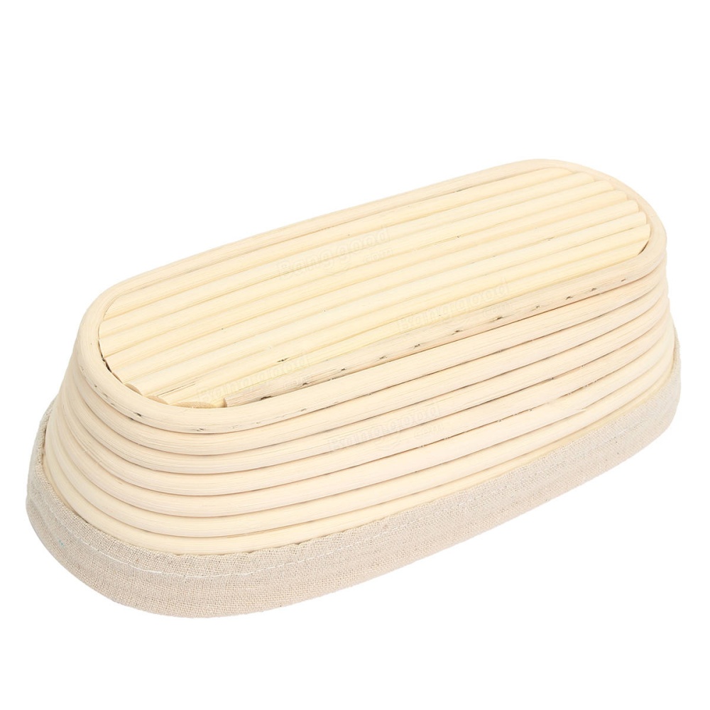 28cm Brotform Banneton Rattan Basket Oval Long Bread Dough Proofing Loaf Proving - Image 2