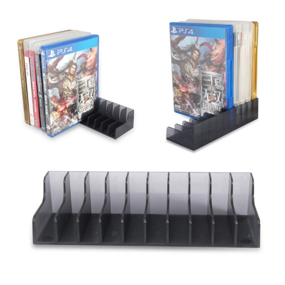 Game Card Box Storage Stand CD Shelf for Sony Playstation 4 PS4 Slim Pro - Image 2