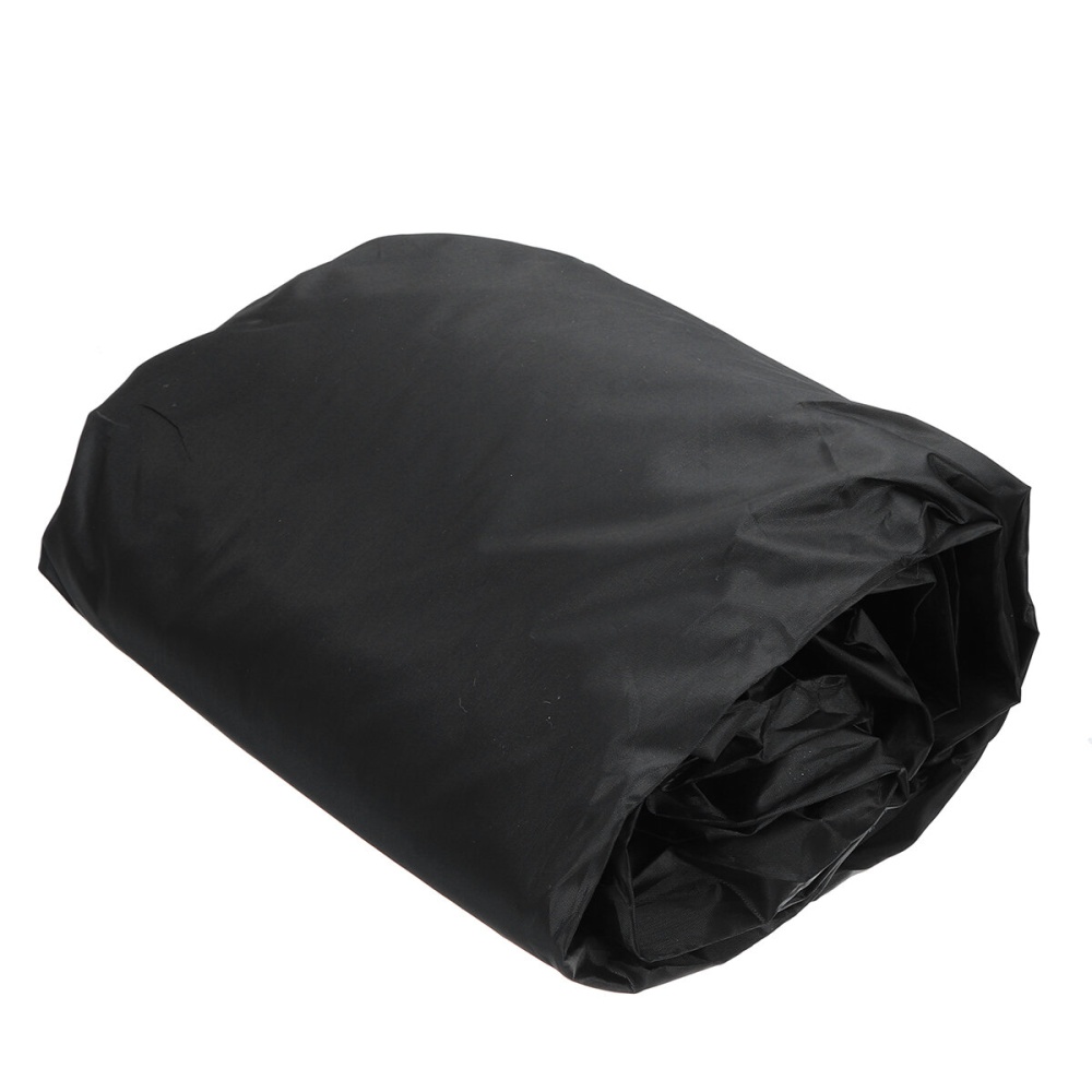 190T Waterproof Quad Bike ATV Cover with Reflective Stripe Black Universal Covers 210x120x115cm - Image 2