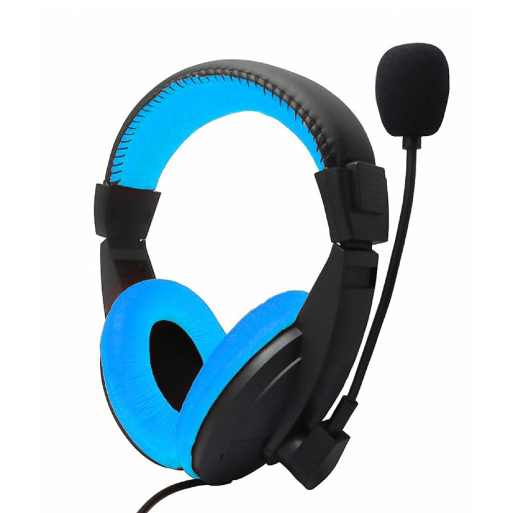 Bakeey S-750 3.5mm Gaming Headphone Casque Gamer Deep Bass Stereo Gaming Headset with Mic for PC XBOX PS4 Computer - Blue - Image 2