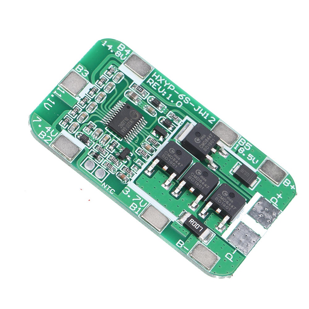 5pcs 6S 14A 22.2V 18650 Battery Protection Board for 18650 Li-ion Lithium Battery Cell Charger Protect Module PCB BMS - Image 2