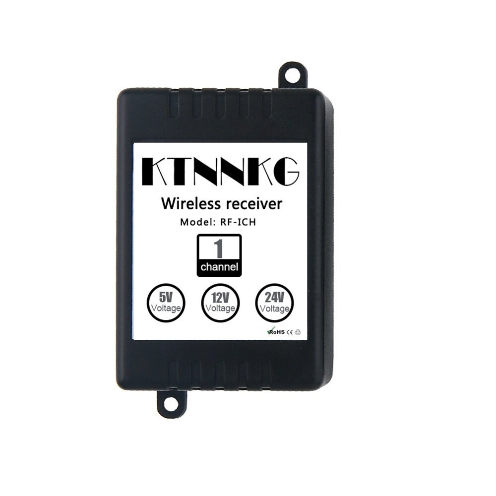 KTNNKG DC 5V12V24V Single-channel Small Volume Learning Remote Control Switch Access Control Module with Voltage Output