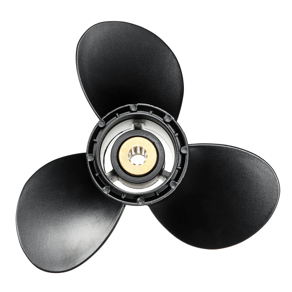 9 1/4 x 9 Aluminum Boat Outboard Propeller Fit For Suzuki 8-20HP 58100-93723-019 Evinrude Johnson - Image 2