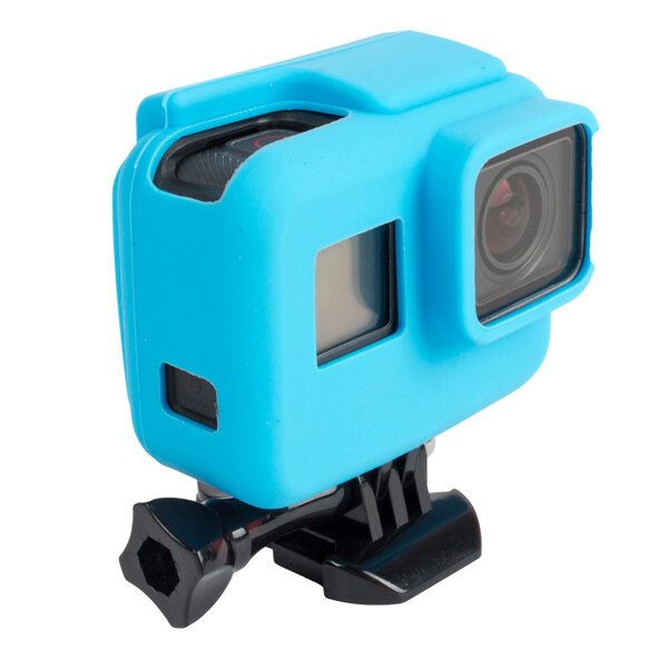 Camera Frame Soft Silicone Case Cover Protective Frame for Gopro Hero 5 Actioncamera Accessories - Rose - Image 2