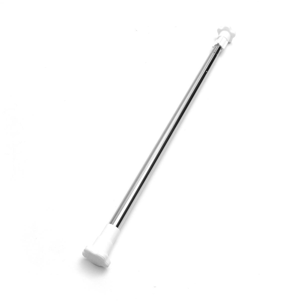 Curtain Rail Rod Pole Telescopic Extendable for Wardrobe Windows Doors Bathroom - #2 - Image 2