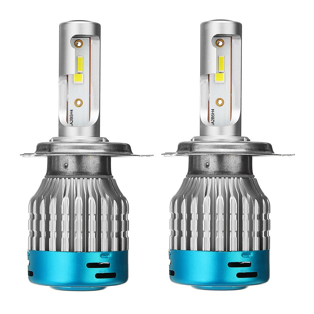 Pair NAO 527D Car LED Headlights H1 H3 H4 H7 H11 H13 9005 9006 DC12V 60W 6000LM - 9006