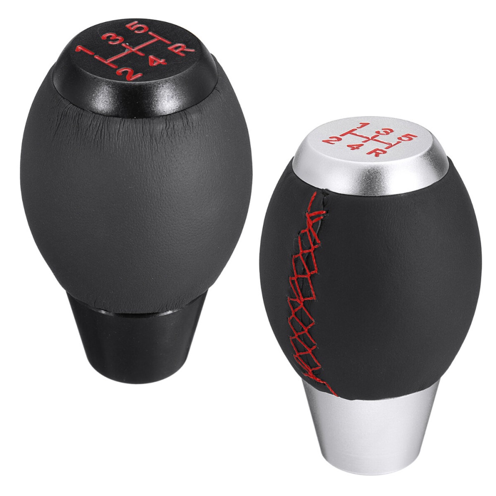 5 Speeds Gear Stick Shift Knob Shifter For Universal/Hondas Civic Si - Black - Image 2