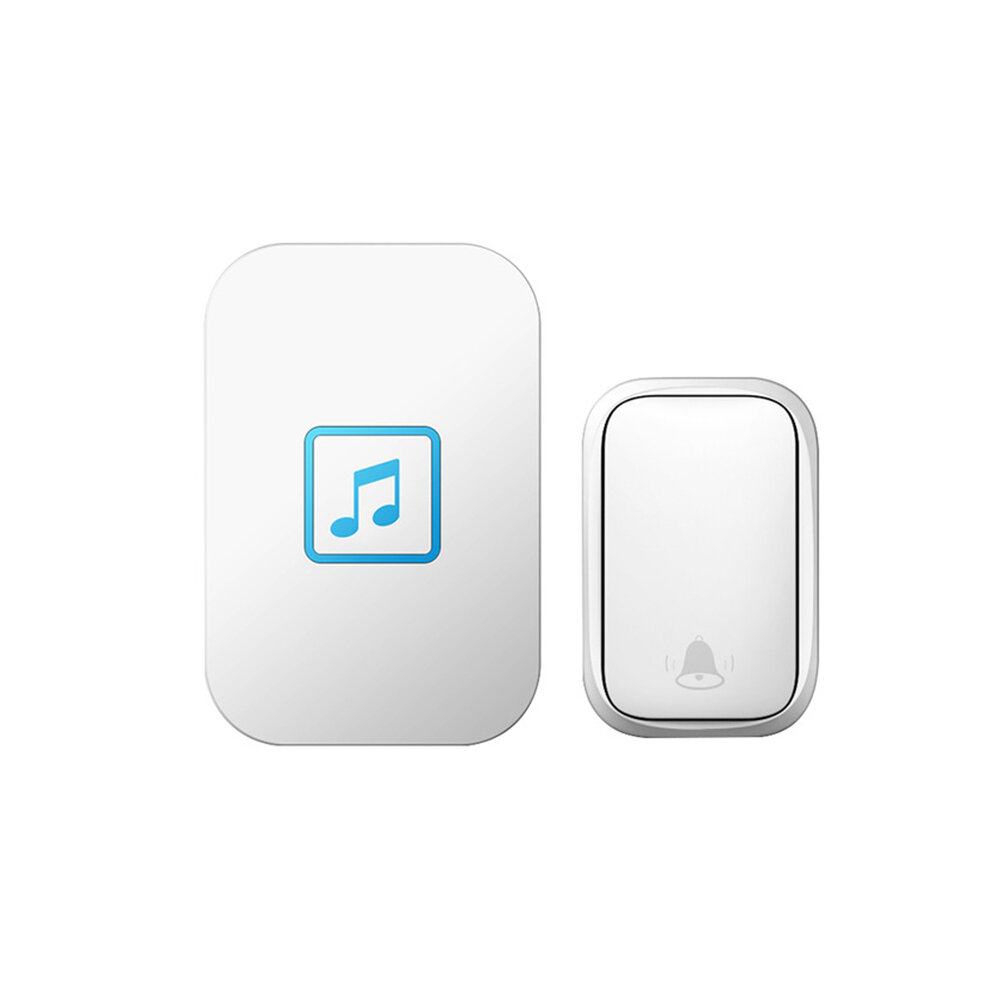 CACAZI FA86 Self-powered Wireless Doorbell 150M Remote No Battery Required 3 Button 1 2 3 Receiver Home Call Ring Bell - White US Plug - Image 2