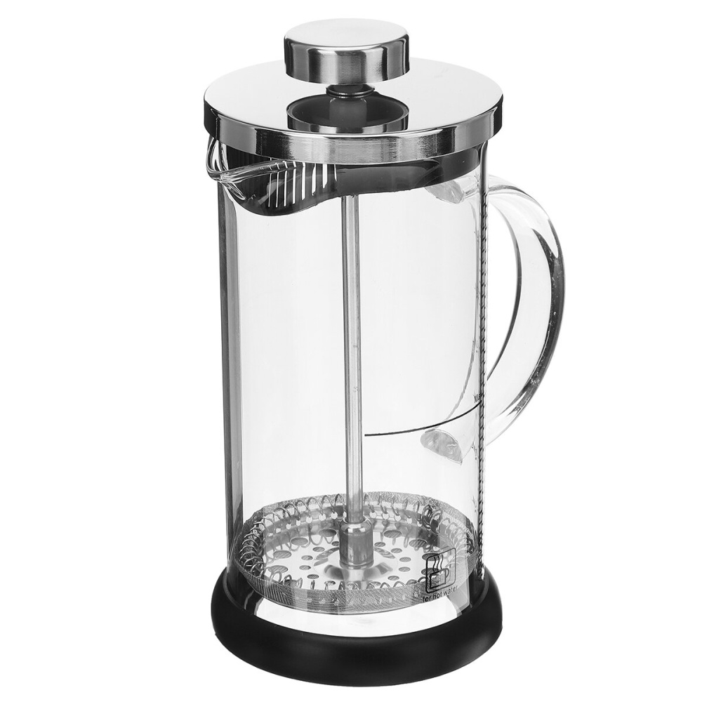 350ml Double Wall French Coffee Plunger Tea Maker Percolator Filter Press Coffee Kettle Pot Glass Teapot - 600ml - Image 2