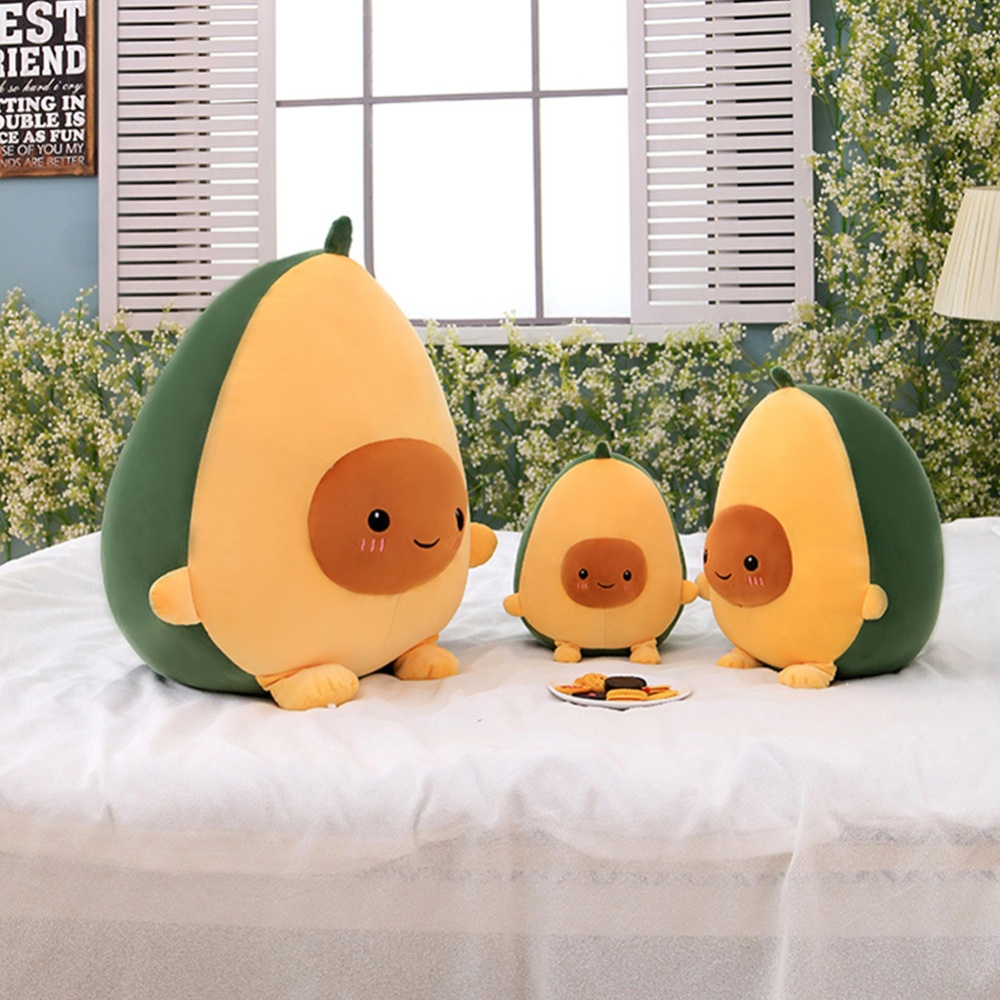 Fruit Plush Doll Cute Avocado Pillow   Gift Birthday Present Huggable for Kids Girls Boys as shown - Image 2