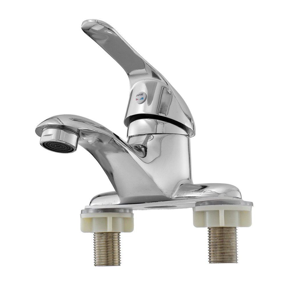 Modern Chrome Cold Hot Water Double Sink Mixer Tap Bathroom Kitchen Basin Bathtub Faucet - Image 2