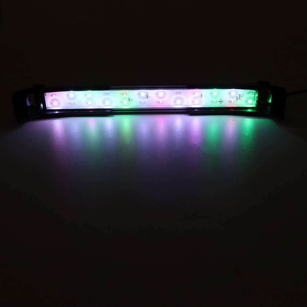 32CM 24LED RGB Aquarium Fish Tank Light 2 Modes Double Drainage Water Grass Lamp - EU Plug - Image 2