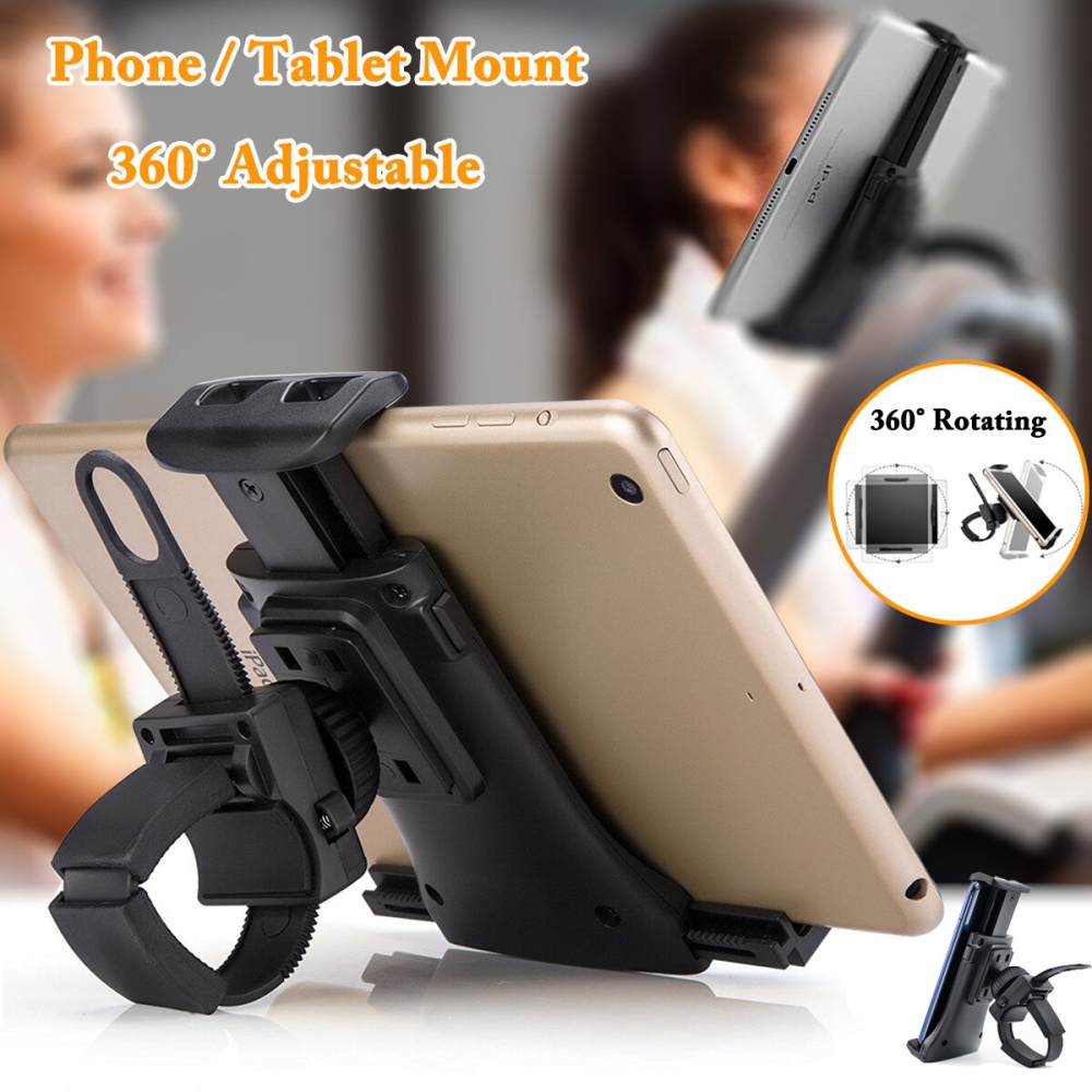 Universal Mobile Phone/ Tablet Holder Fitness Room Exercise Outdoor MTB Motorcycle Road Bike Bicycle Handlebar Bracket Stand for iPhone 13 POCO X3 F - Image 2