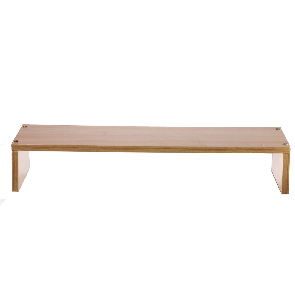 Computer Stand Bookshelf Small Bookcase Simple Modern Desk Storage Cabinet Storage Rack Student Shelf - Brown double layer