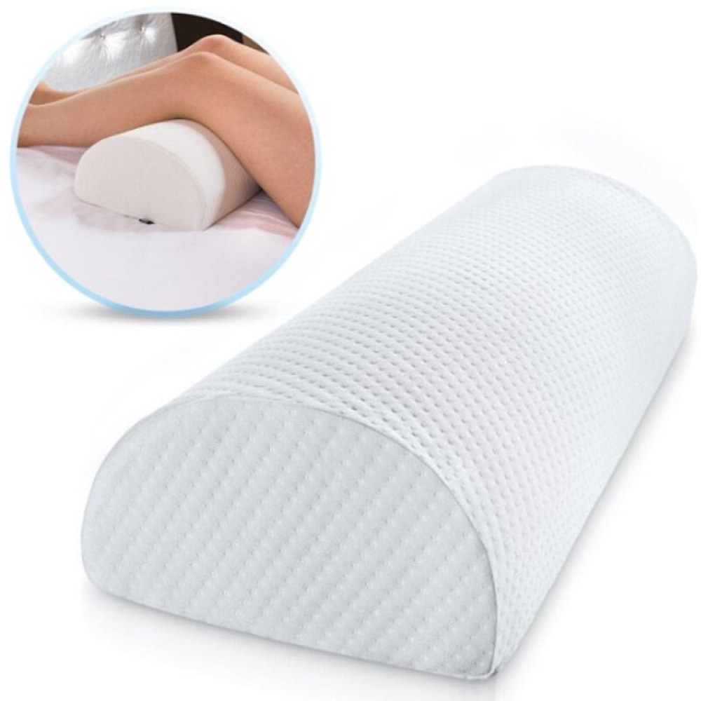 D Shape Comfort Roll Pillow Memory Foam Neck Knee Leg Spacer Back Lumbar Support - #1 - Image 2