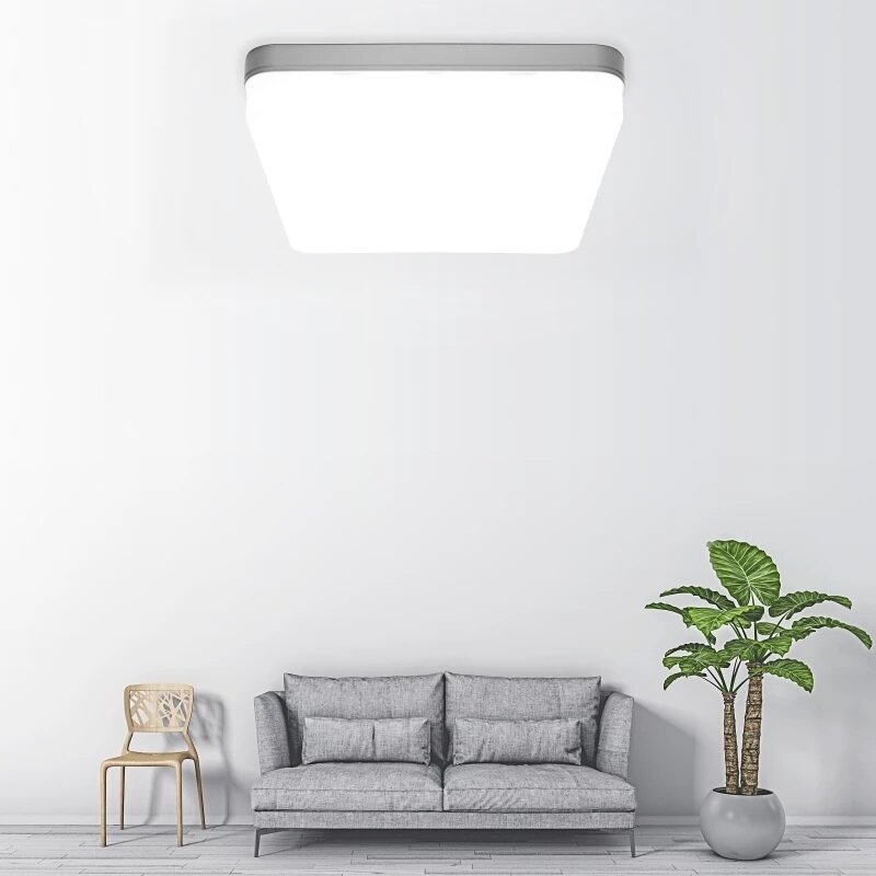 AC85-265V 18W 24W 36W 48W Round /Square LED Panel Ceiling Lamp Natural/Cold/Warm White High Lighting for Bedroom Kitchen Lighting - Warm White Round