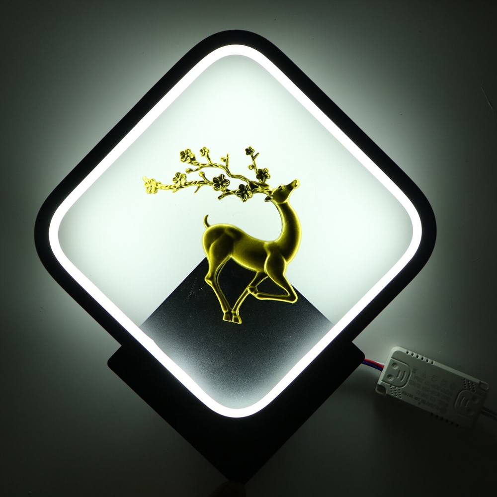 85-265V Modern Minimalist LED Wall Light Deer Pattern Living Room Bedroom Bedside Wall Lamp - Image 2