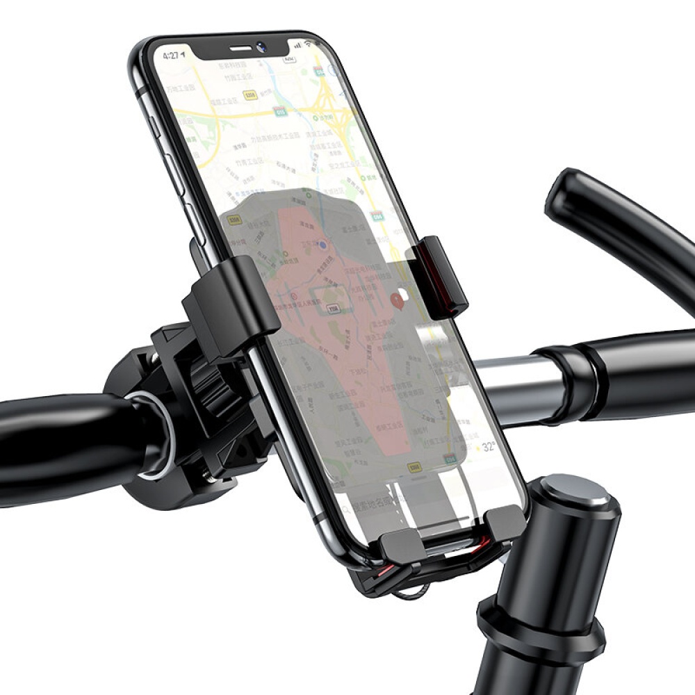 HOCO Motorcycle Bicycle Phone Holder For iPhone 11 Pro Universal Phone Holder Bike Handlebar Clip Stand GPS Mount Bracket - Image 2