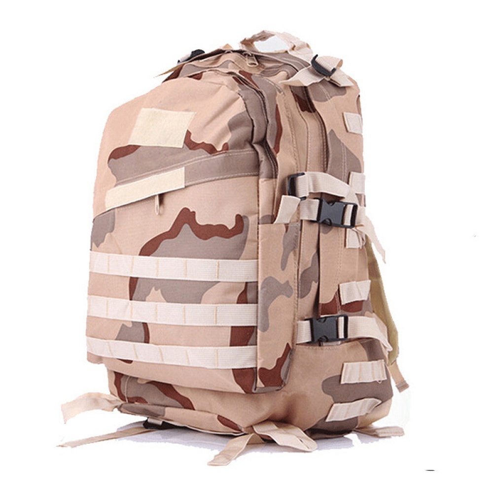 FAITH PRO Nylon Bags Tactical Backpacks Rucksacks Hunting Climbing Traveling Waterproof Comfortable - Desert Camouflage - Image 2