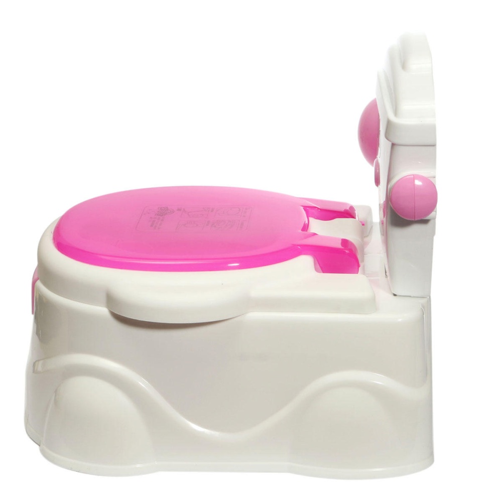 2 in 1 Kids Baby Toilet Trainer Training Children Toddler Potty Seat Chair Potties - Image 2