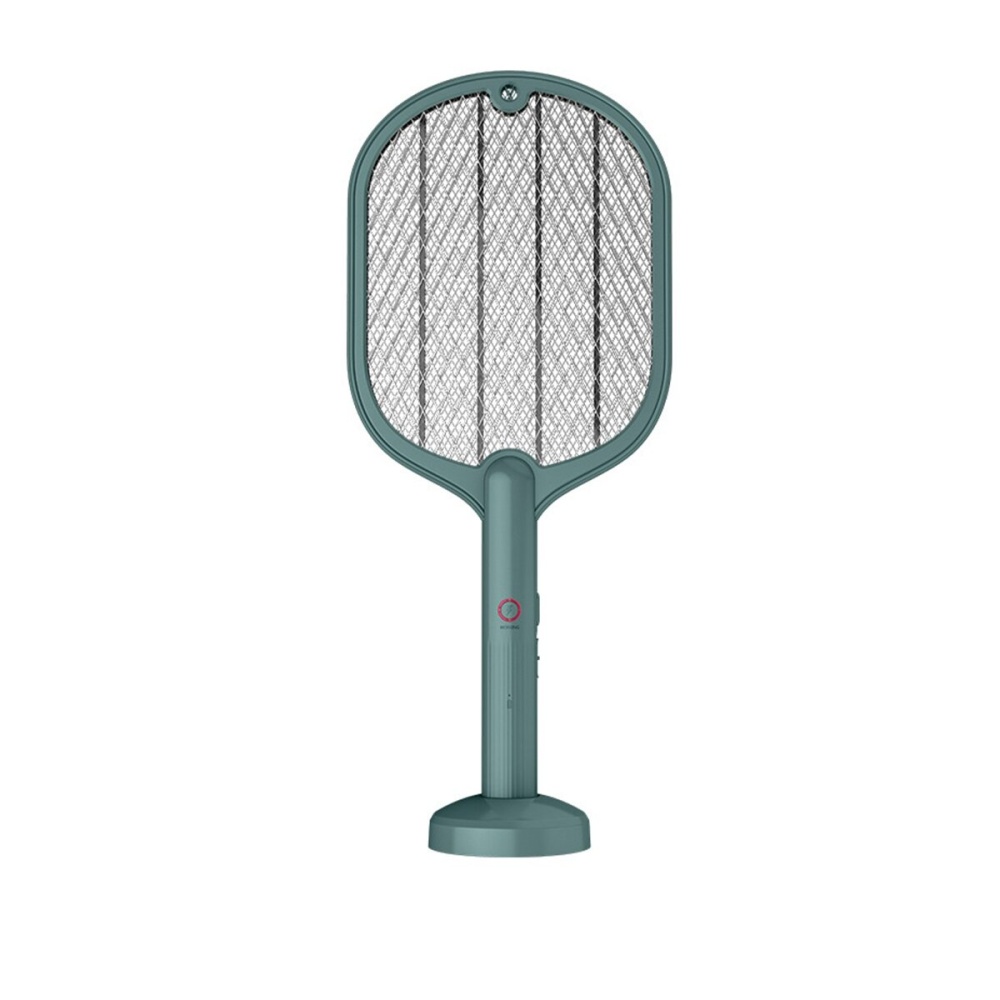 3000V 3 In 1 Electric Insect Swatter Zapper USB Rechargeable Mosquito Swatter - Beige - Image 2