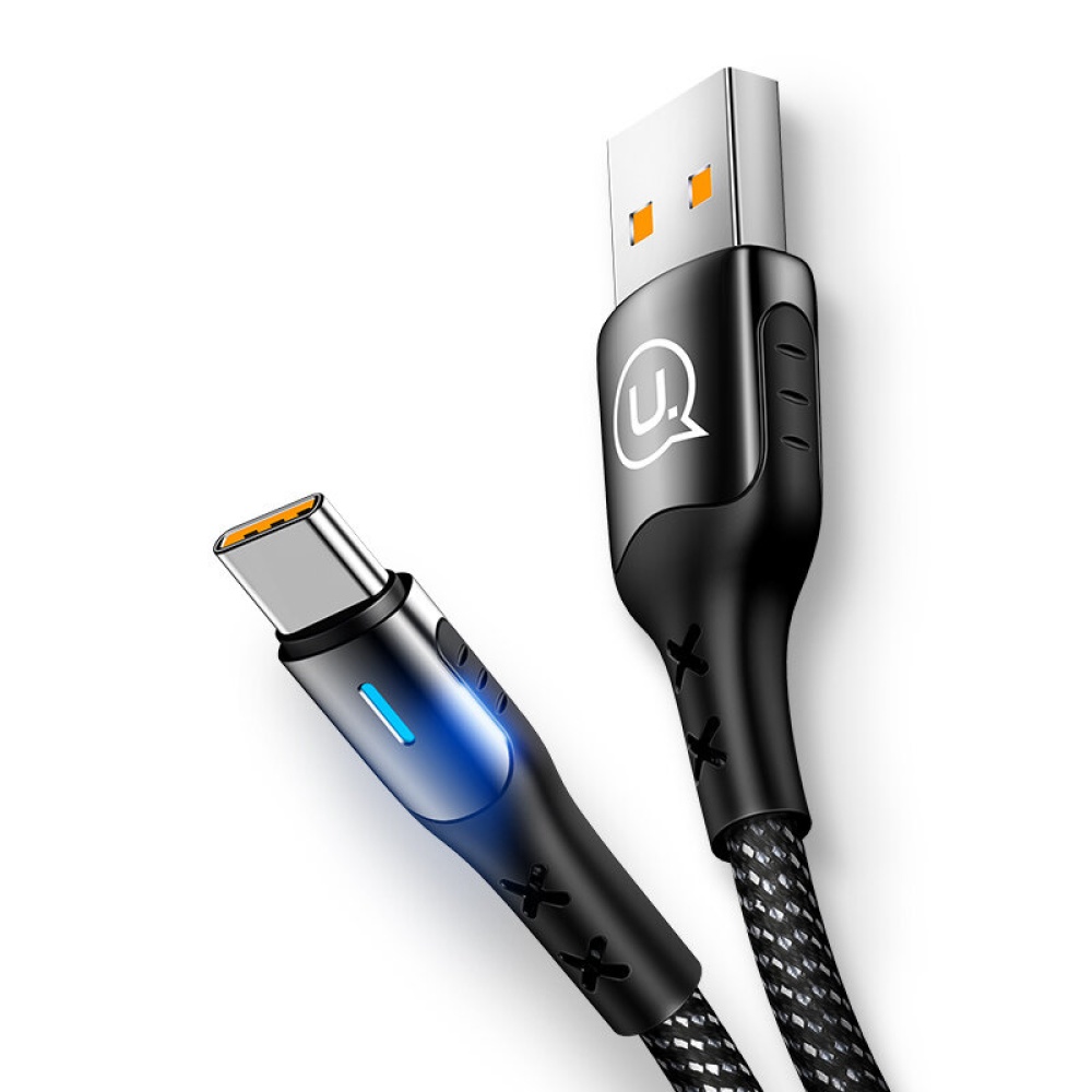 Usams US-SJ319 5A USB Type-C QC3.0 PD Fast Charging Data Cable 1.2m for Samsung Galaxy S21 Note S20 ultra Huawei Mate40 OnePlus 9 8 Pro - Image 2