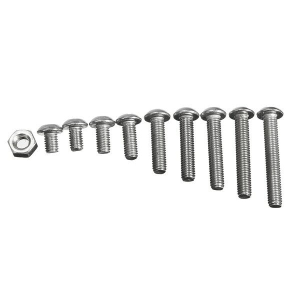 Suleve M3SS1 M3 Stainless Hex Socket Button Head Screws Allen bolt Nut Assortment Kit 340pcs - Image 2