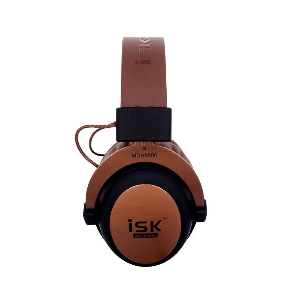 ISK MDH8500 Business Gaming Headphones HIFI Stereo Enclosed Dynamic Professional Studio Monitor Recording Headphone DJ Headset - Coffee - Image 2