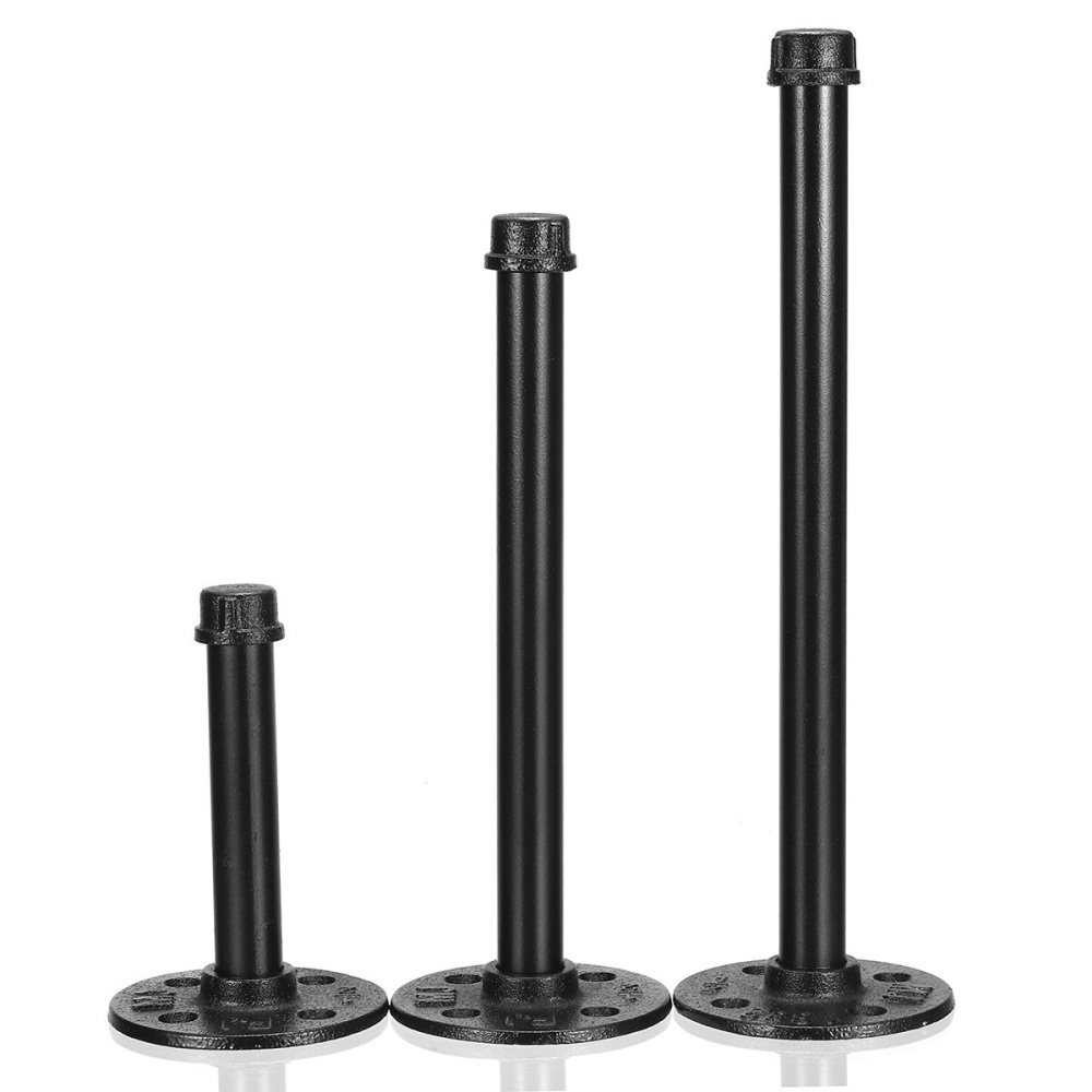 20kg Load-bearing Retro Black Iron Industrial Pipe Shelf Bracket Mounting Bracket Holder Storage Holders Racks for Home Decor - 11cm - Image 2