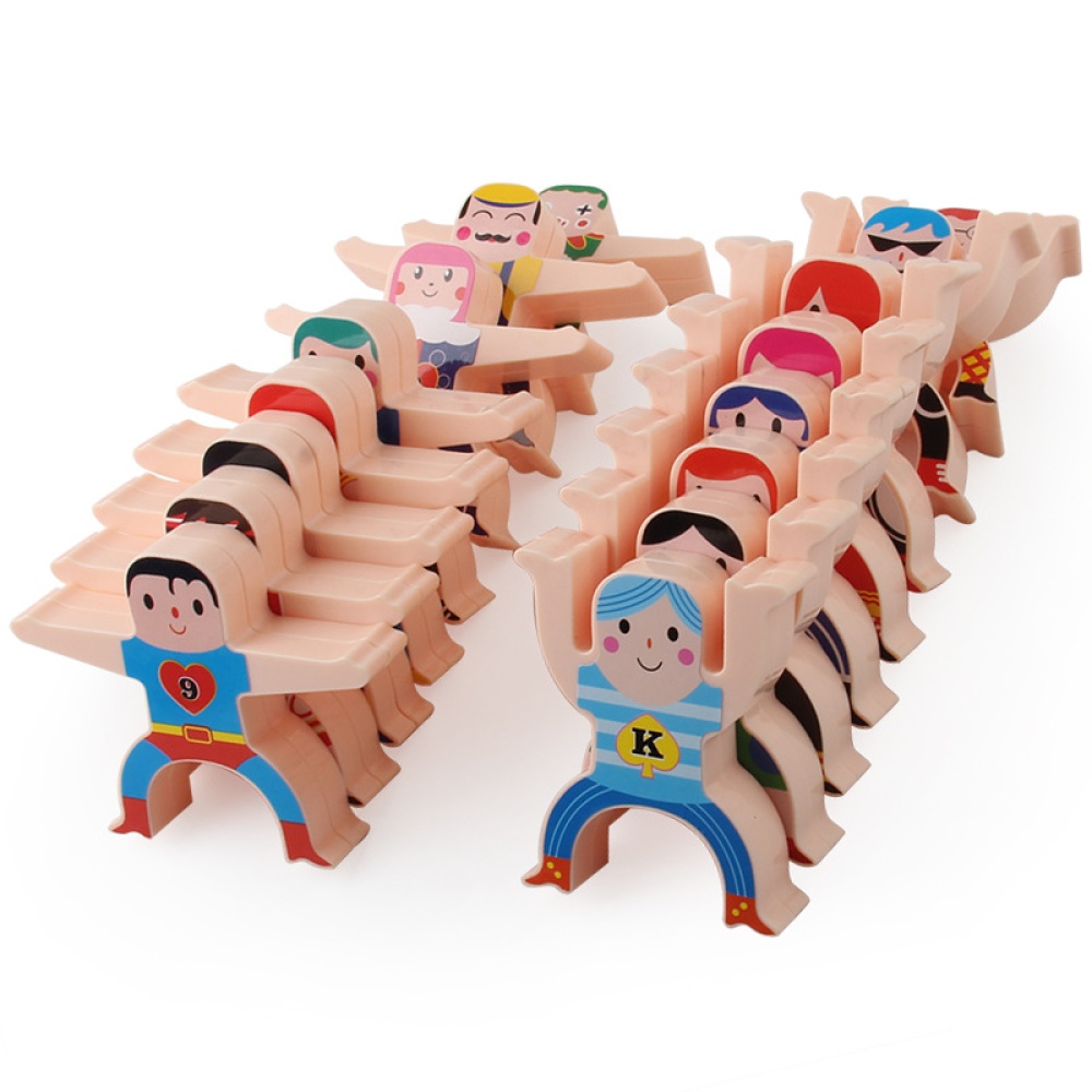 Children Educational Balance Hercules Acrobatic Man Child Stacking High Blocks Early Education Toys for default - Image 2