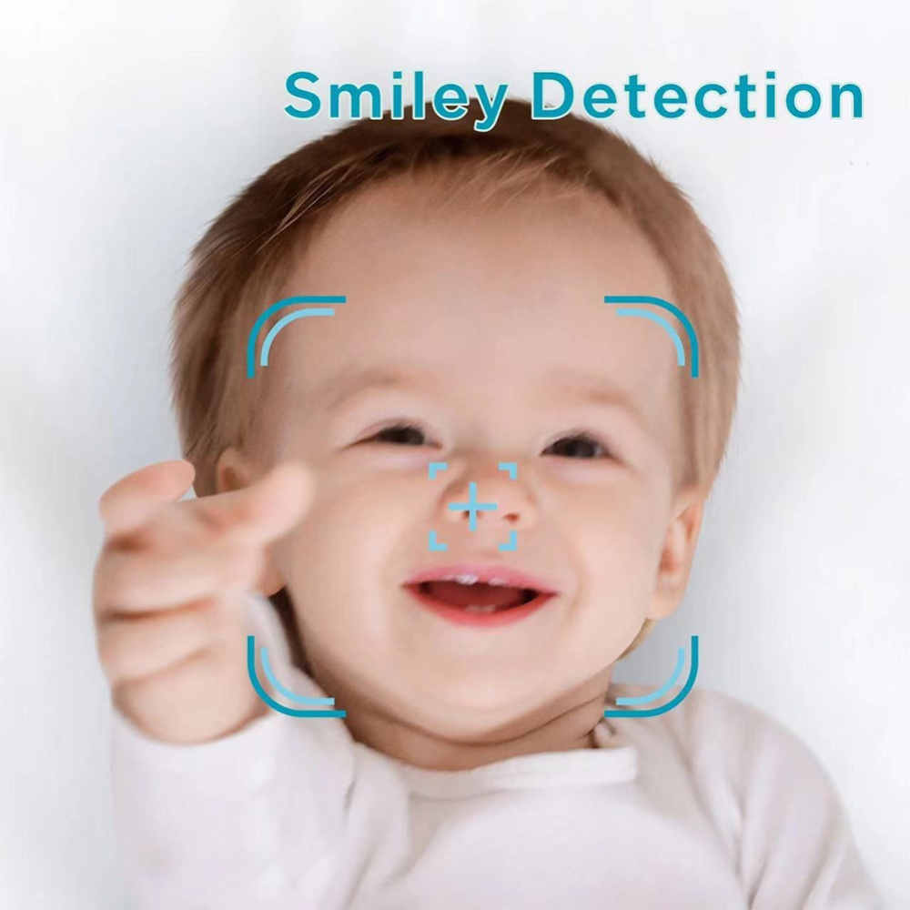 Intelligent Video A10 Baby Monitor Two-way Voice Calling 100-degree Super Wide-angle Lens 1080p Resolution High-definition Vision Camera Whi - Image 3