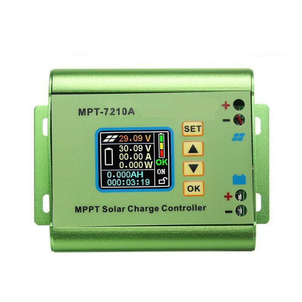 MPT-7210A LCD MPPT Solar Panel Charge Controller Aluminum Alloy for Lithium Battery 24V / 36V 48V 60V 72V Pack - Image 2