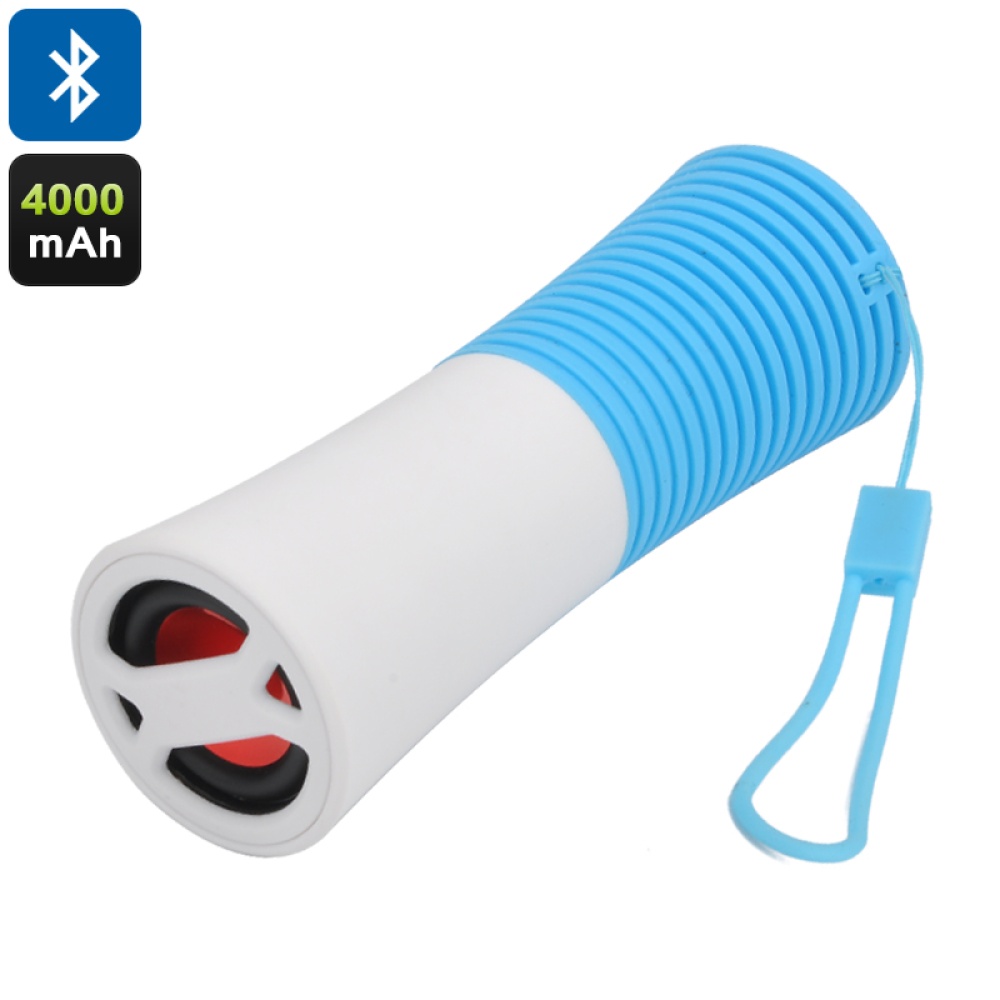 Mini haut-parleur Bluetooth résistant aux intempéries (bleu)