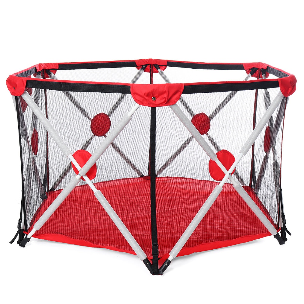 Children's Hexagonal Fence Baby Protection Fence Portable Foldable Fence Children's Toys Gifts - #2 - Image 2