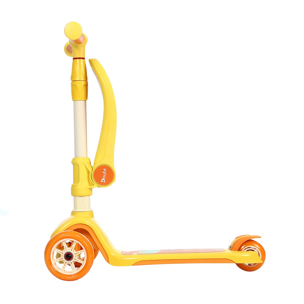 DOUFIT SC-01 Kick Scooter for Kids with Seat Scooter Light up 3 Wheels with Adjustable Handlebar for Boys & Girls Ages 2-6 - Image 2