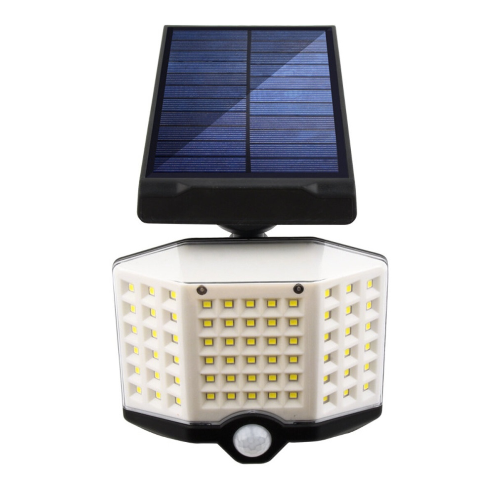 20W IP67 Waterproof Outdoor Solar Powered LED Wall Solar Light for Home Garden Solar Lamp - Four Grid 140COB Remote Control - Image 2