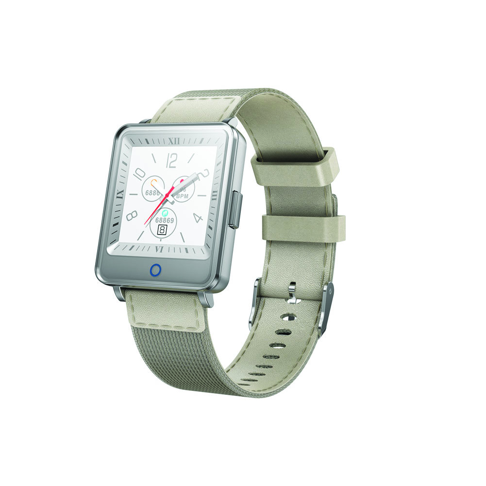 Montre intelligente de mode - Silver Gray