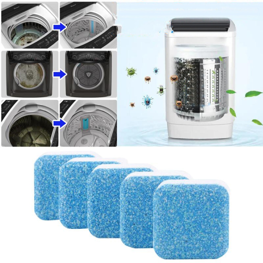 15PCS Washing Machine Cleaner Washer Cleaning Detergent Effervescent Tablet Spray Concentrate Home Cleaner Tool - 15 Pcs - Image 2