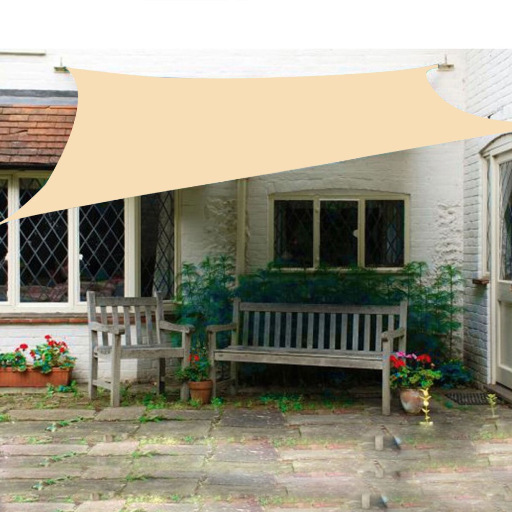 Waterproof Sunshade Canopy Polyester Rainproof Sunshade Net - 2*2m - Image 2