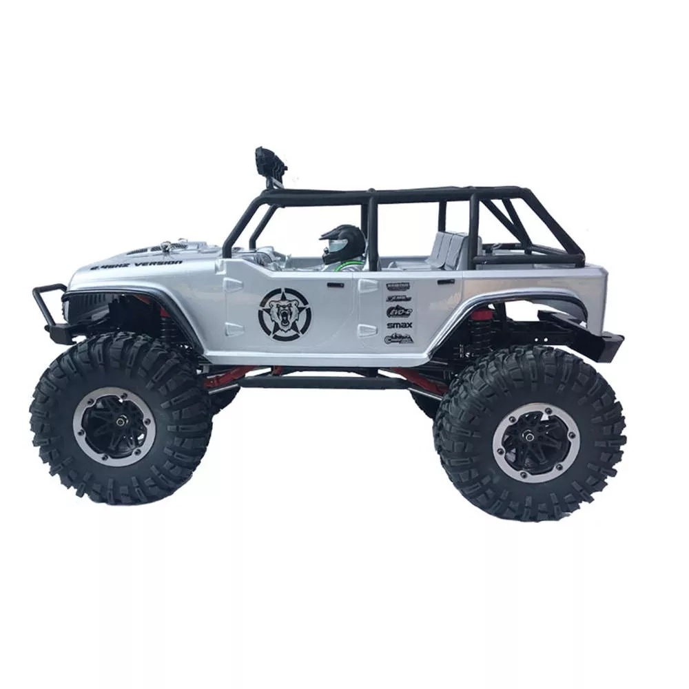 Remo Hobby 1073-SJ 1/10 2.4G 4WD Brushed Rc Car Off-road Rock Crawler Trail Rigs Truck RTR Toy Silver - Image 2