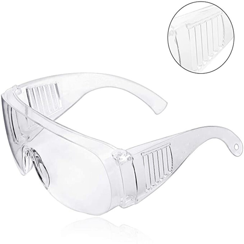 Anti-impact Lens Safety Goggles Anti Fog Dust Proof Goggles Transparent Glasses Eyewear for Eyes Protection