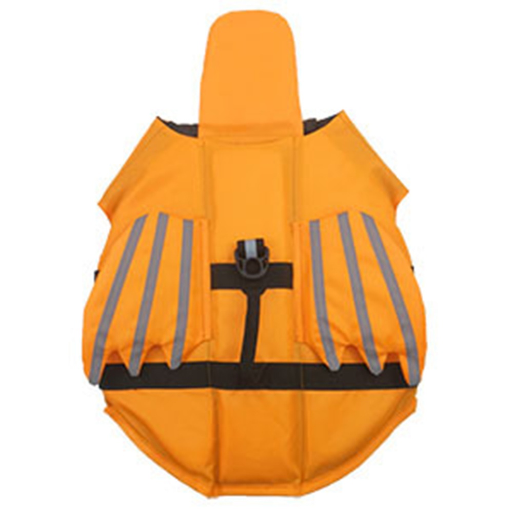 Reflective Pet Life Jacket Angel Wings Shaped Dog Vest Outdoor Swimwear Orange_XS - Image 3