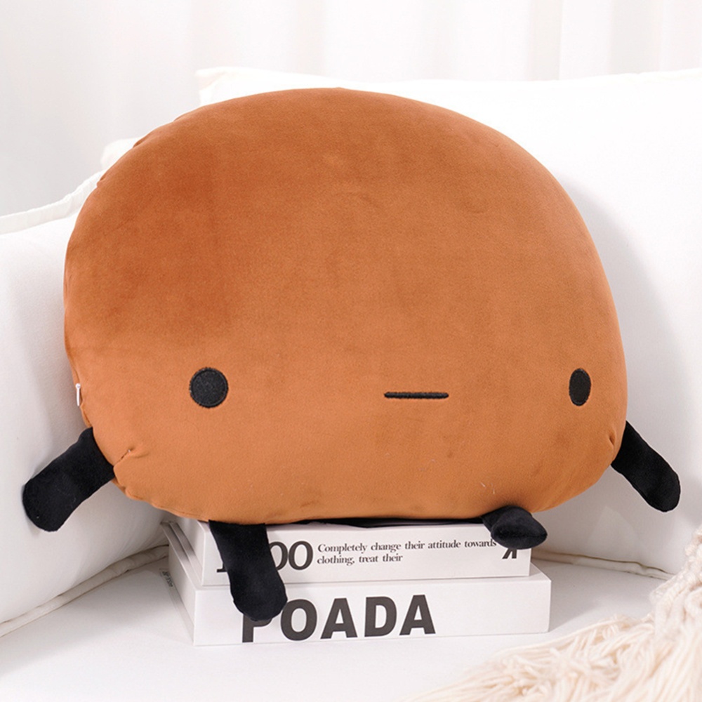 Hand Warmer Plush Pillow Toys Cute Potato-shaped Soft Comfortable Sofa Cushion Practical   Years Birthday Gifts For Men Women Light Brown_35 - Image 2