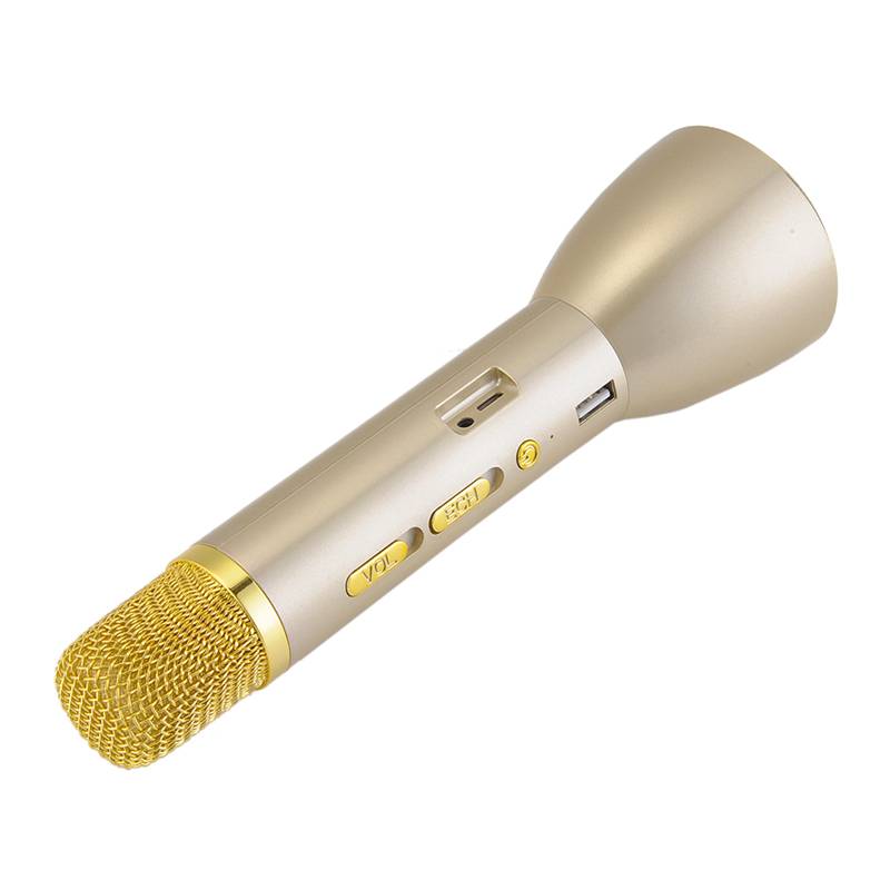 Microphone Bluetooth Karaoke (Or) - Image 2