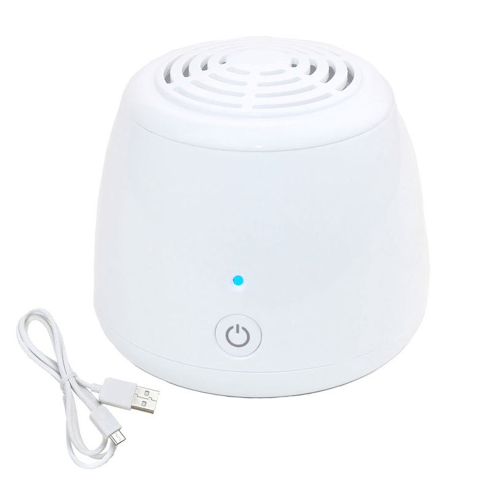 Home Portable Mini Air Purifier Cleaner Anion Ionizer Negative Ion Generator white - Image 2